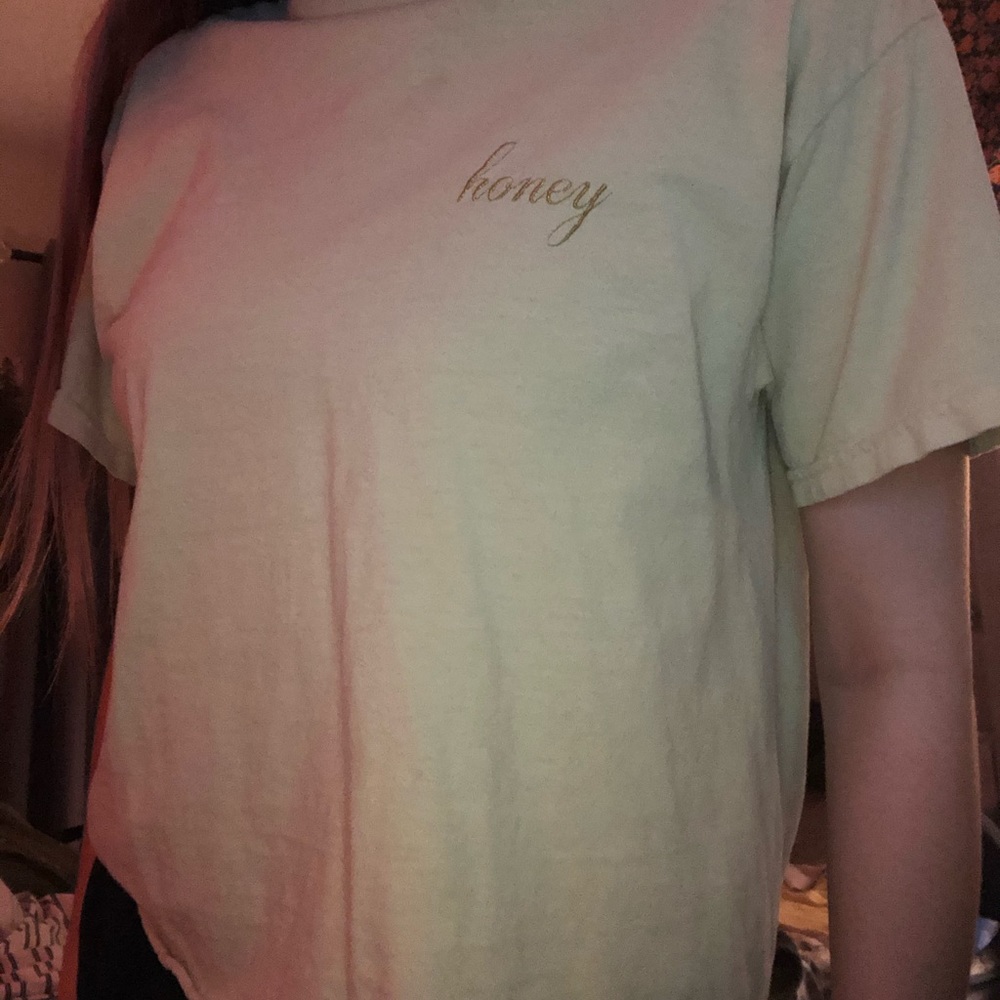 Brandy Melville Yellow Honey Shirt